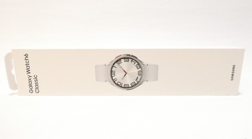 SAMSUNG GALAXY WATCH6 CLASSIC SM-R960 47MM SMART WATCH SILVER NEW IN SEALED BOX - Picture 4 of 9