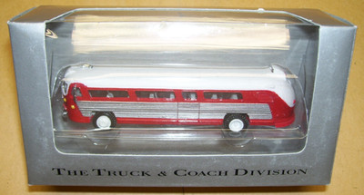 American Precision Models (APM) Red & White (& Silver) Intercity Bus, New in Box