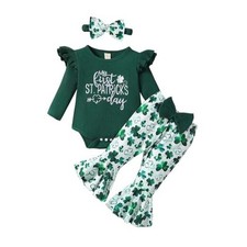 My First Valentines Outfits Newborn Baby Girl Outfits Long 0-3 Months Romper-5