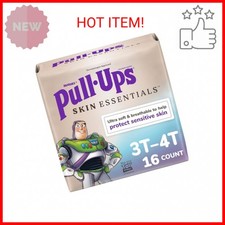 Pull-Ups Boys' Skin Essentials Potty Training Pants, Training Underwear, 3T-4T 
