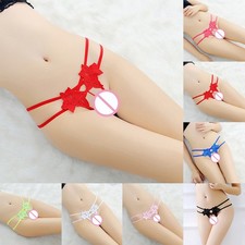 Perizoma donna elegante lingerie con pizzo e perle disponibile nei colori