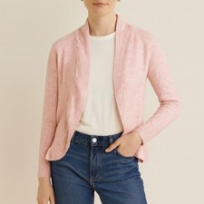 J.Crew 100 Cashmere Pink Open Front Cardigan Sweater XS Women  s