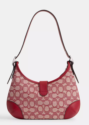 No US tariffs✨ Coach Hamptons Hobo Bag in Signature Textile