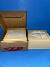 VTG LOT 2 Promotional Marcal Paper Hankies Containers 1975 postmark