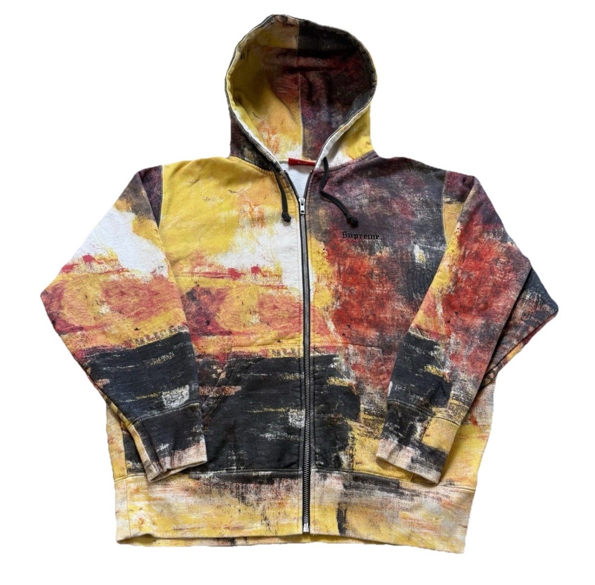 Supreme Fire Zip Up Hoodie FW22 Sz. XL Multicolor Skate NYC