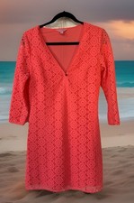 Lilly-Pulitzer Lamora-Dress-Pucker-Lace-size- M DR500