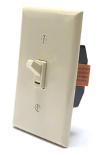 Toggle Dimmer 600-Watt 120 Volt AC Ivory