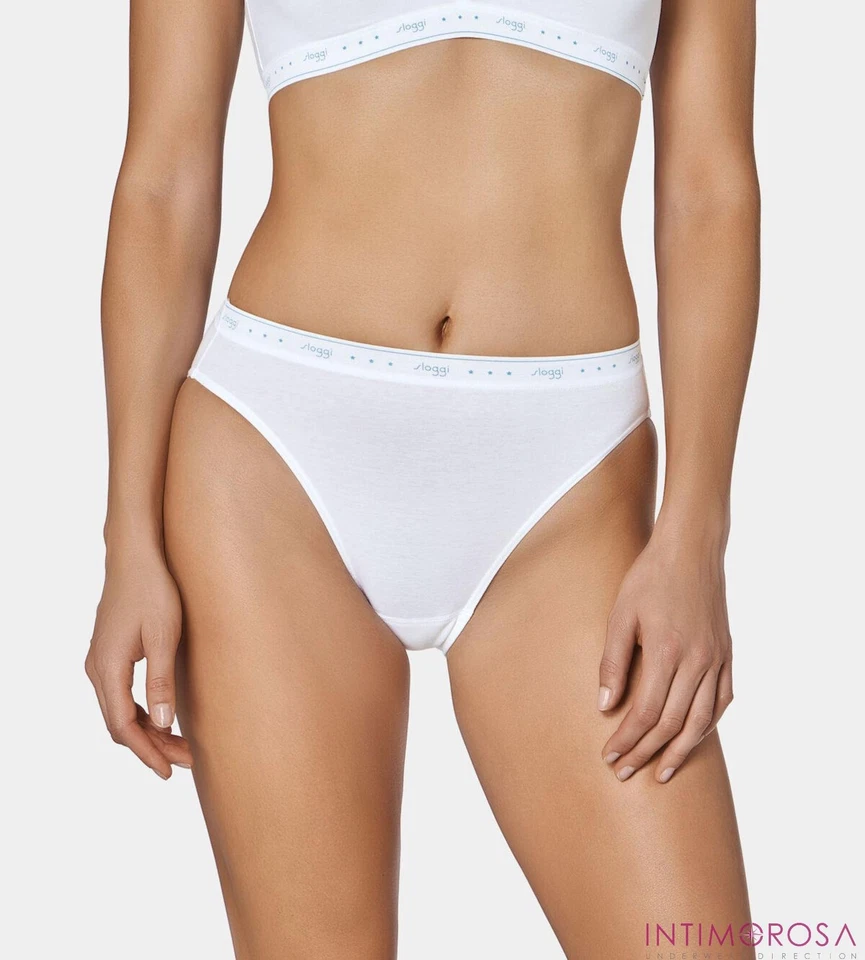 Slip donna Sloggi 100 tai  sgambati cotone 2 pezzi - Imagen 4 de 4