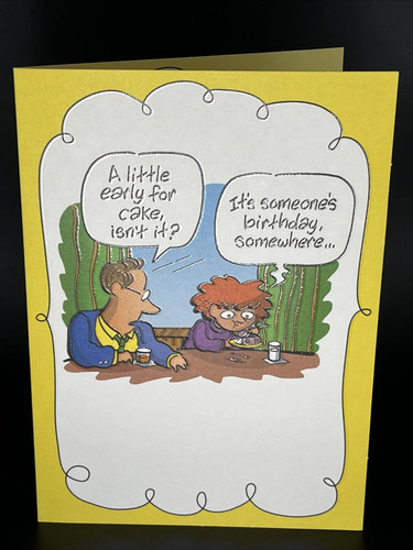 Birthday Greeting Card w/Envelope - Imagen 1 de 3