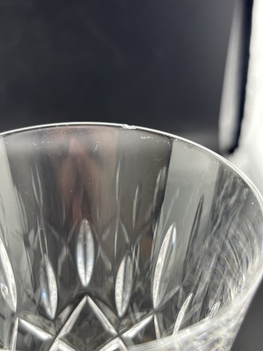 12 Gorham King Edward Blown Lead Crystal Wine Glasses 6” Discontinued Germany - Picture 8 of 9