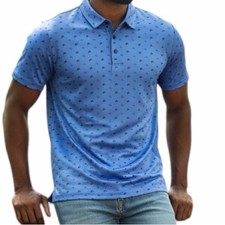 NWT RLX Ralph Lauren Men's Polo Shirt with Dolphin Pattern S