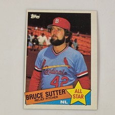 Bruce Sutter Cardinals 1985 Topps All Star #722