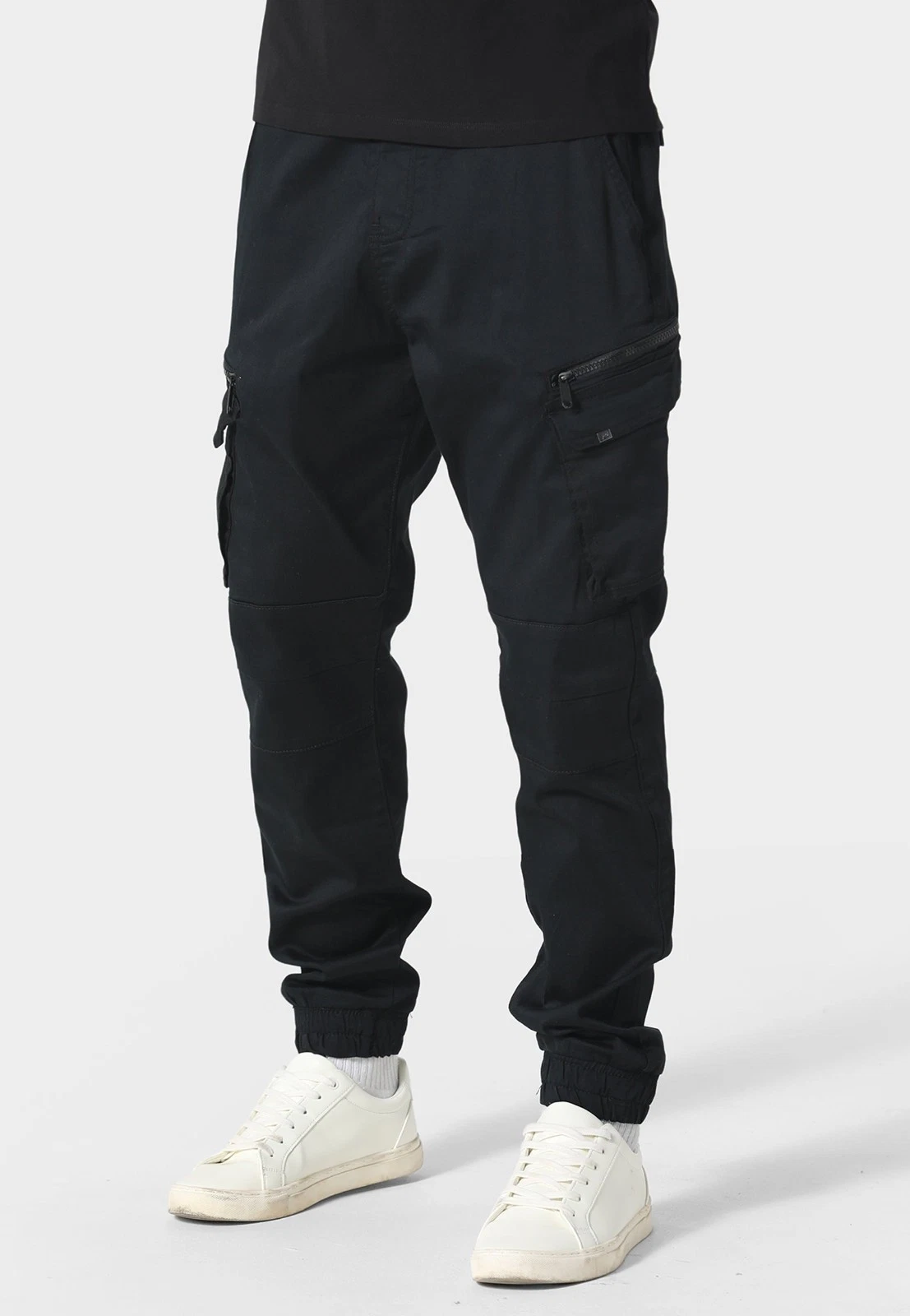Police Mens Cargo Trousers Combat Chinos Slim Cotton Stretch Jogger Pants Black
Opens in a new windo