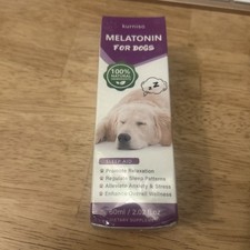 Melatonin for Dogs - Cat Melatonin - Animal Anxiety  Stress Relief 2.02 Fl Oz