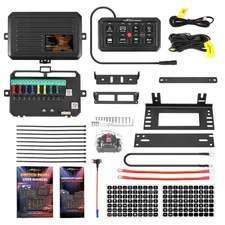 8 Gang RGB Touch Switch Panel For Universal Car Truck UTV ATV Boat 12V-24V APP