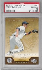 2005 Upper Deck Artifacts Mike (Michael) Morse #250 (#390/799)[Rookie] PSA 10