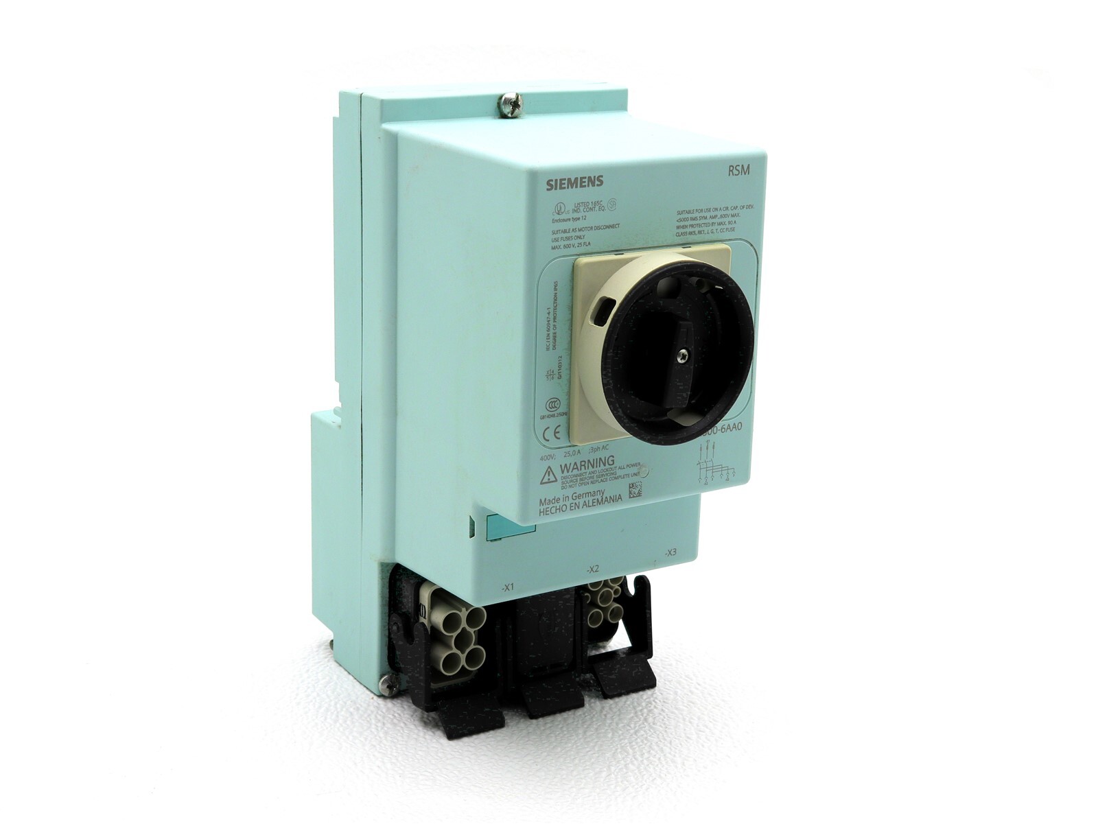 Siemens Main Circuit Maintenance Switch Disconnect Module 3RK1304-0HS00 ...