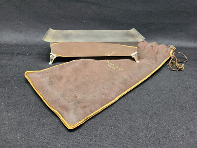 Elegant Tiffany & Co. Estate Sterling Silver Cigarette Box w/ Original Bag 