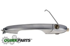 12-13 FIAT 500 RIGHT FRONT PASSENGER SIDE EXTERIOR DOOR HANDLE DARK CHROME OEM