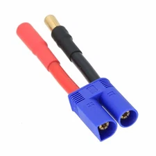 EC5 Male to HXT 5.5mm Female cable 10AWG 5CM wire For RC Battery