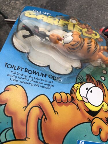 Carta Vintage 1991 Playmates Garfield Cat Toilette Blowin' Sbagliata Nuova - Foto 18 di 24