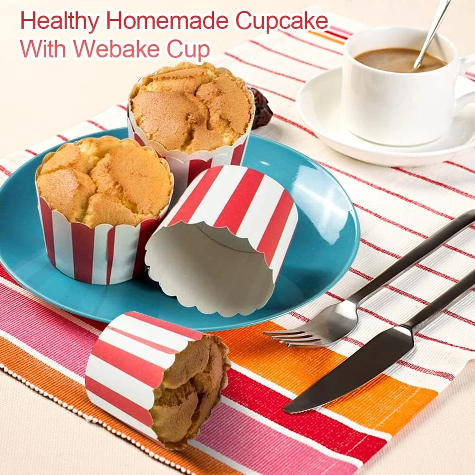 Muffinform Papier Muffinförmchen Cupcake Förmchen - 50 Stück Mini Muffins Pap... - Bild 3 von 4