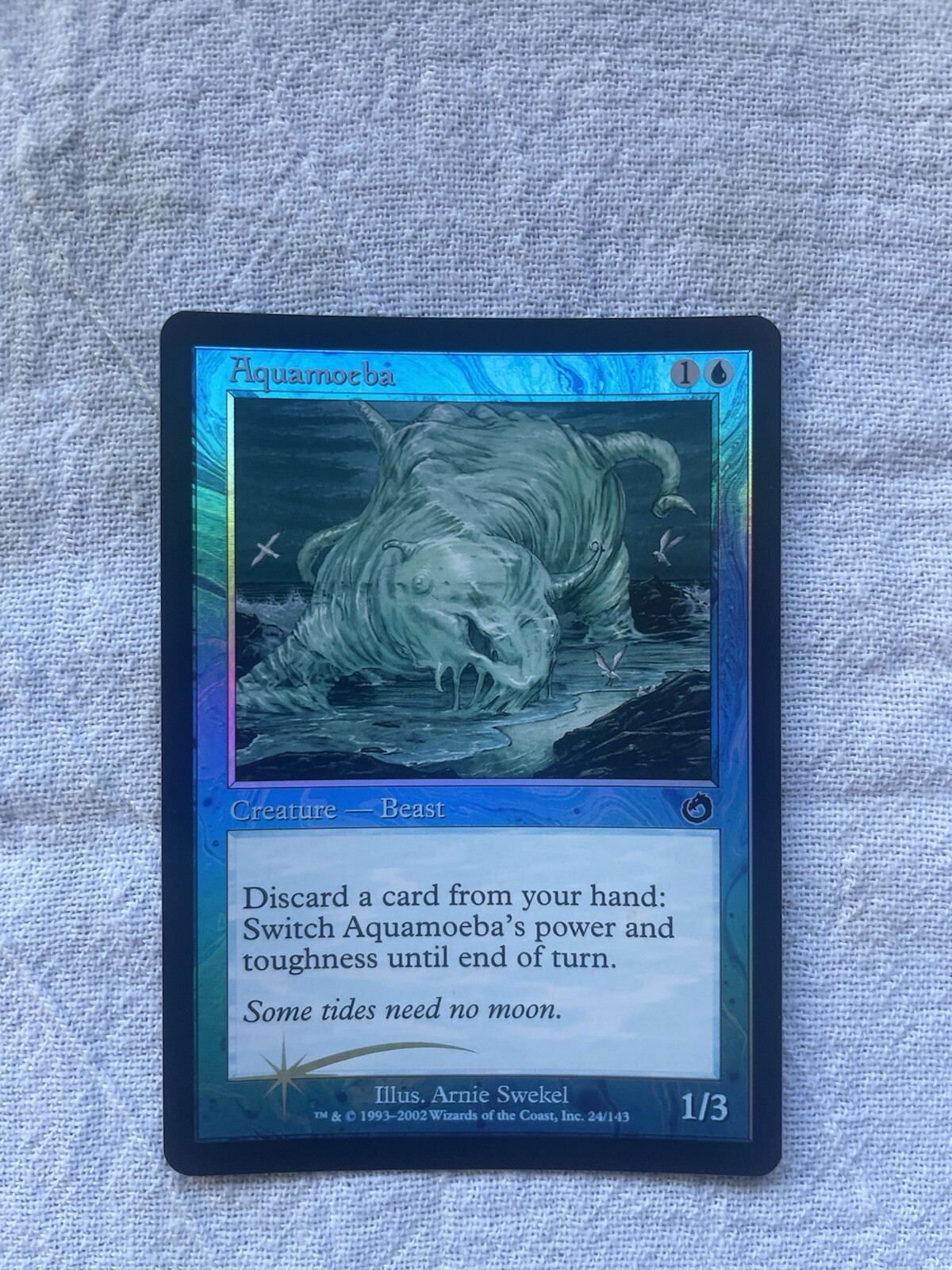 Magic the Gathering MTG Card: FOIL Aquamoeba Torment 24/143 NM