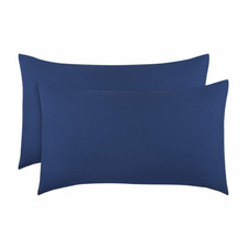 Everyday Kids 2-Pack Toddler Travel Pillowcases - Solid Navy