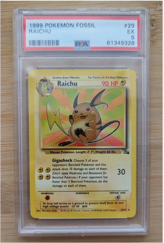Raichu (Unlimited) graded PSA 5 for sale on eBay