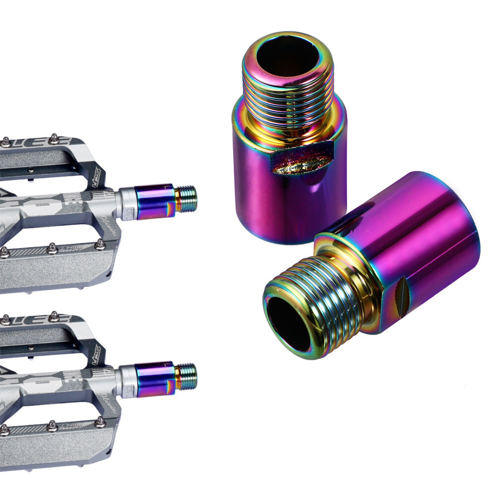 Aluminum Alloy Pedal Extender Spindle Bike Spacer Extenders eBay