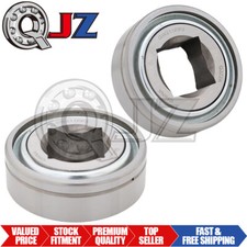 [2-Pack] GW211PP3 Disc Harrow Ball Bearing [1-1/2" Square Bore x 100 mm OD]