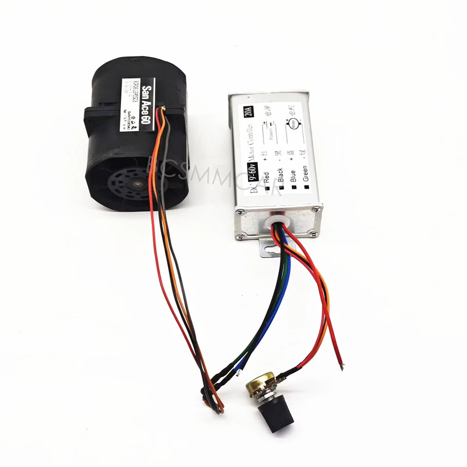 Power Turbine Turbo Charger Boost Intake Fans Stepless Controller Car Accessory Foto 3 de 4