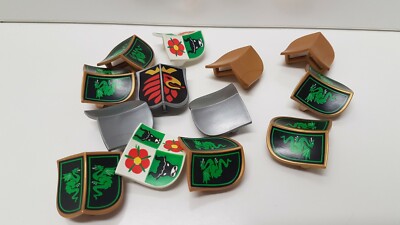 Playmobil Ritter Schild mit Wappen  grün  Konv.Ersatzteil