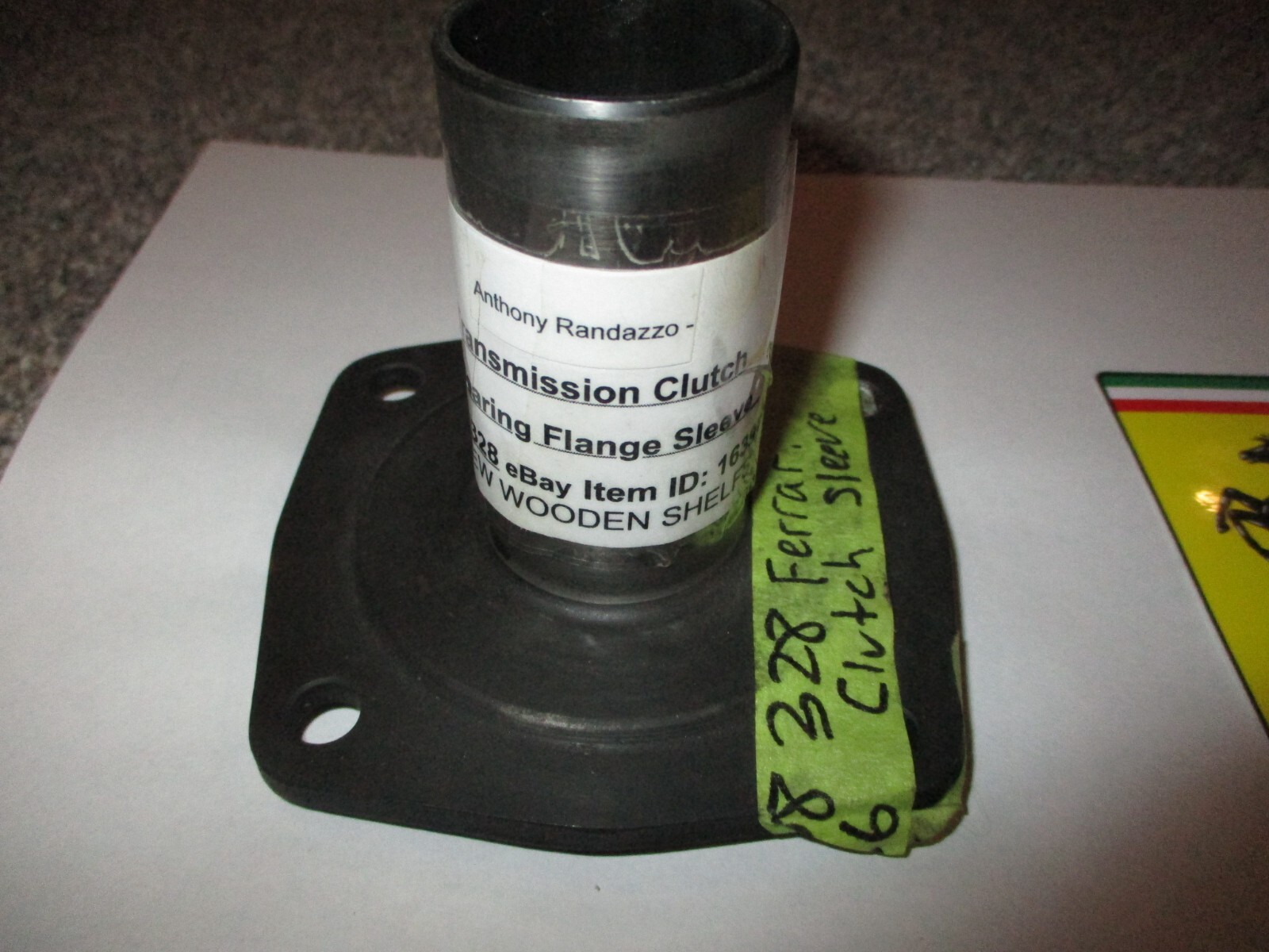 Ferrari 308 Transmission Clutch Throw Out Bearing Flange Sleeve_105136_208_328