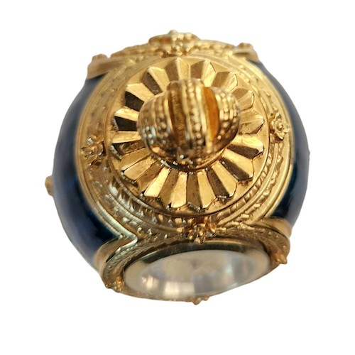 MINT - Joan Rivers Imperial Treasures The Timepiece Enamel Faberge Egg Clock - Picture 2 of 12