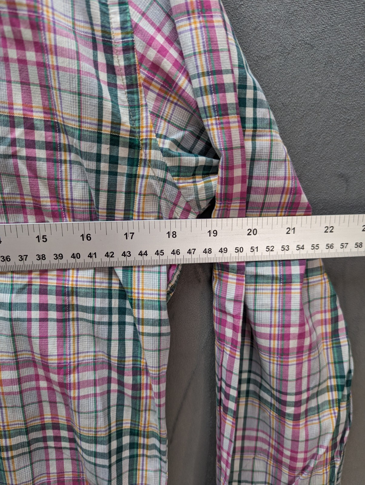 Ted Baker Shirt Size Men's 2 Small Long Sleeve Check Cotton Stretch Long Sleeve image 6