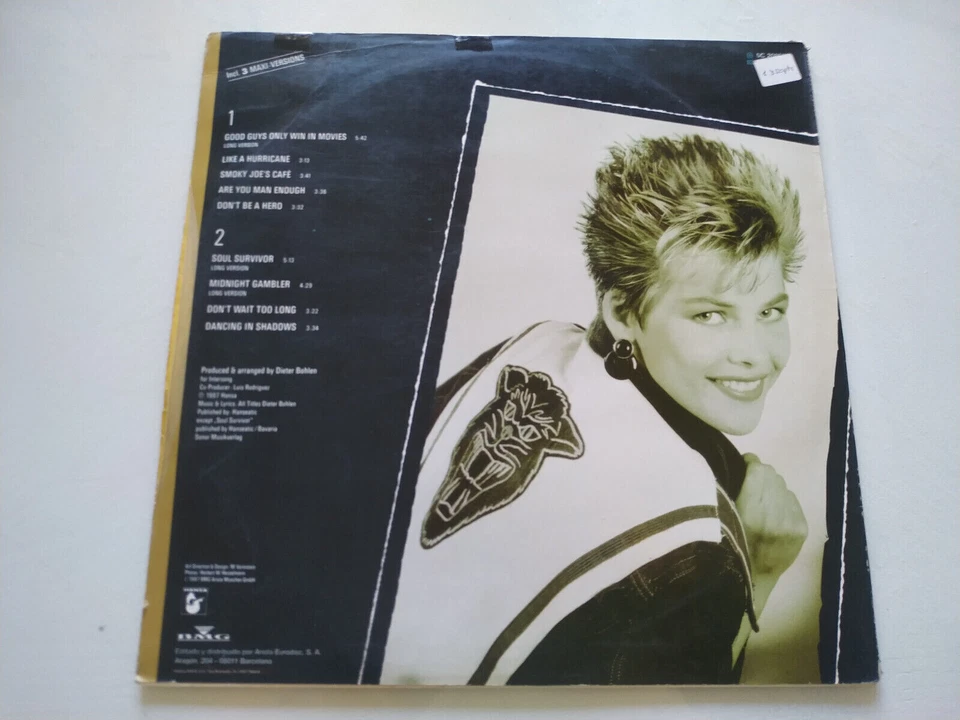 C.C.Catch like a Hurricane 1987 Ariola Hansa - LP Vinyl 12 " G VG - Image 4 of 4
