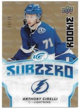 2018-19 Upper Deck Ice Subzero Gold ANTHONY CIRELLI #SZ-33 Rookie 19/24