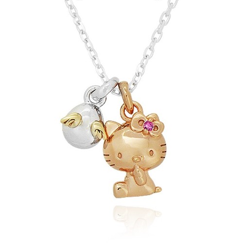 Tenshi no Tamago × Hello Kitty Collaboration Pendant Necklace 2 Types JAPAN NEW - Picture 3 of 31