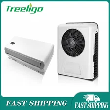 12V Cooling 12000BTU Air Conditioner Split Parking For Semi Truck Caravan RV Bus