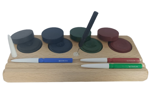 Bloc D'huile D'horlogerie En Bakélite WatchExpert - 3 Bols Avec Couvercles, Neuf