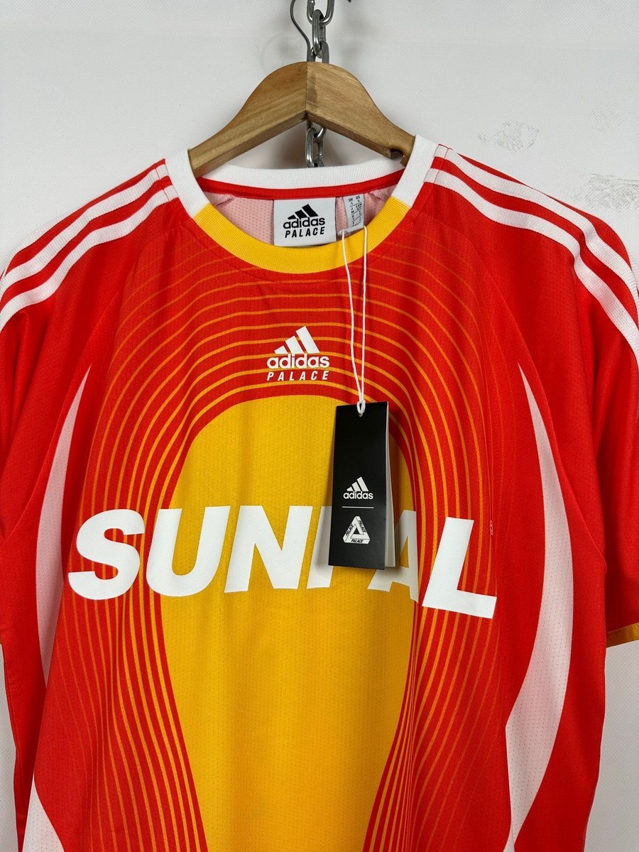 NWT! Adidas x Palace Sunpal Soccer Jersey T-Shirt Size S | eBay