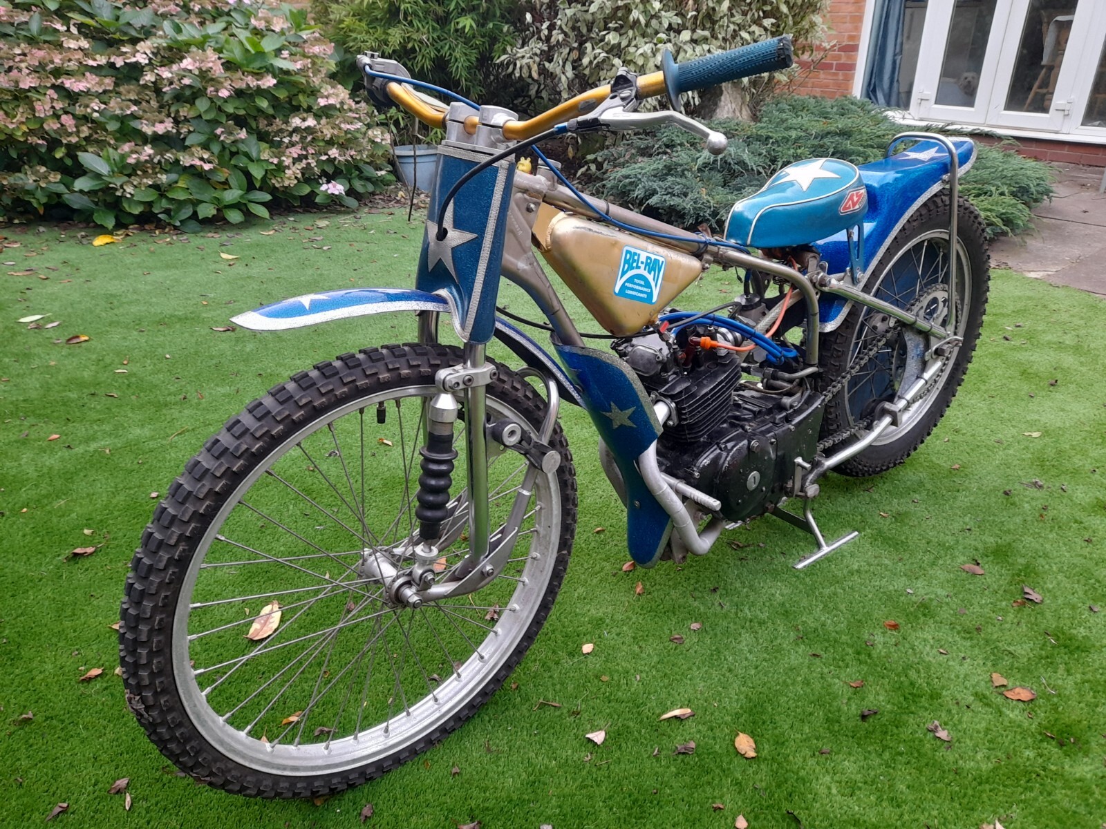 Speedway bike upright Godden with CBRS 250 Methanol engine grasstrack spares eBay