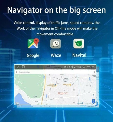 10.4" Touchscreen Radio Android Gps Navigation For Nissan Pathfinder 12~20 8+128 - Picture 8 of 11