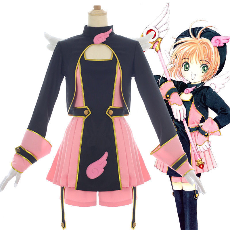 Buy Cosplay Sakura Card Captor Clear Card Cosplay Costume Sakura Online in  India 