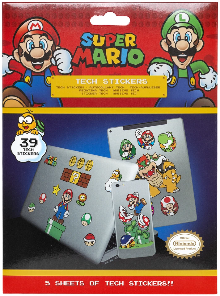 PYRAMID Tech Sticker - Super Mario (NEU & OVP!)