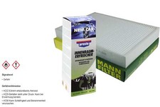 MANN Innenraum-Filter CU 34 003+Presto Klima Fresh für Volvo XC90 II V90 S90