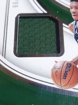 2022 Panini Immaculate Giannis Antetokounmpo #PATCH /99 Game Worn