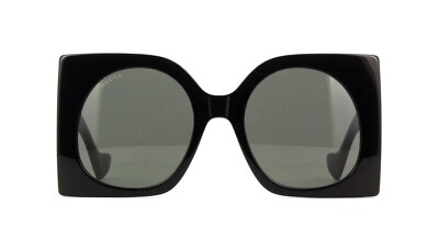 Gucci GG1254S Black With Gold/Grey (001) Sunglasses | eBay display picture 1