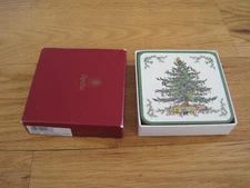 Spode Coasters Christmas Set Of 6 